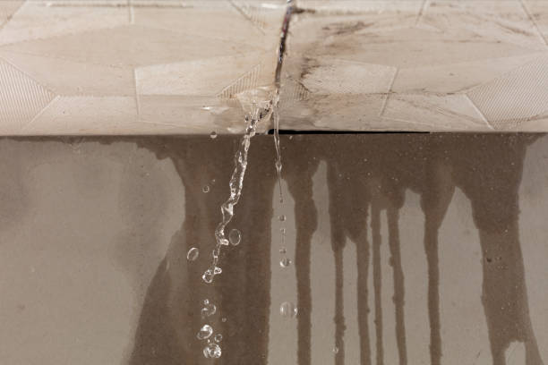 Professional Flood Damage Cleanup technician working in Zarephath, NJ
